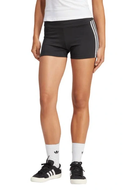 Adidas Originals Adidas Adicolor 3-stripes Bike Shorts In Black