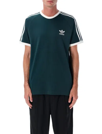 Adidas Originals Adidas Adicolor 3-stripes Cotton T-shirt In Green
