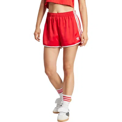 Adidas Originals Adidas Adicolor 3-stripes Sprinter Shorts In Red