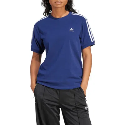 Adidas Originals Adidas Adicolor 3-stripes T-shirt In Blue