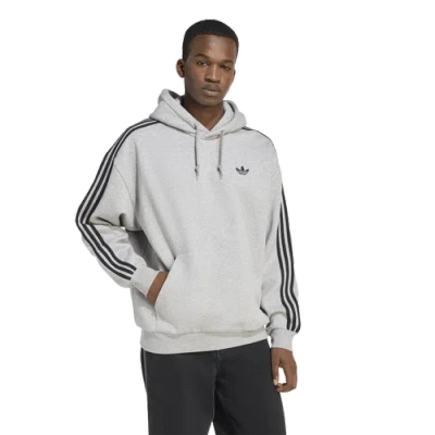 Adidas Originals Mens Adidas Adicolor Classics 3-stripes Hoodie In Gray