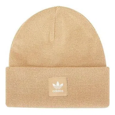Adidas Originals Adidas Adicolor Cuff Beanie 'beige' In Neutral