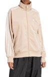 Adidas Originals Adidas Adicolor Firebird Recycled Polyester Track Jacket In Magic Beige