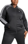 Adidas Originals Adidas Women's Adicolor Classics Superstar Track Top (plus Size) In Black