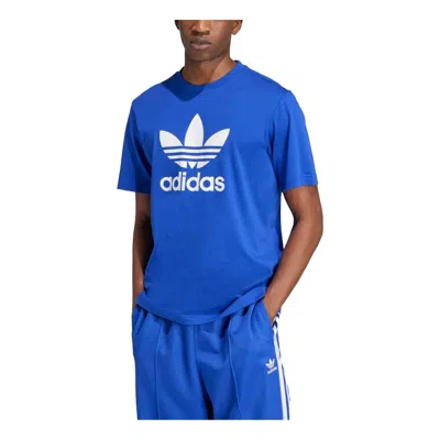 Adidas Originals Adidas Adicolor Trefoil T-shirt Asia Sizing 'blue White'