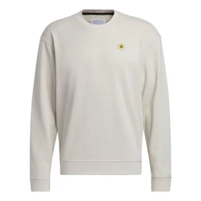 Adidas Originals Adidas Adicross X Burning Cart Layer Crew Golf Sweatshirt 'beige' In Neutral