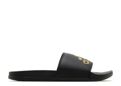 Adidas Originals Adidas Adidas Adilette Comfort Slide 'black Gold Metallic'