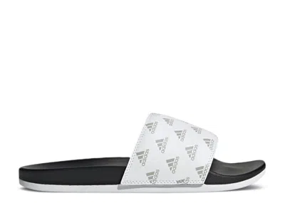 Adidas Originals Adidas Adidas Adilette Comfort Slide 'repeat Logo - White'
