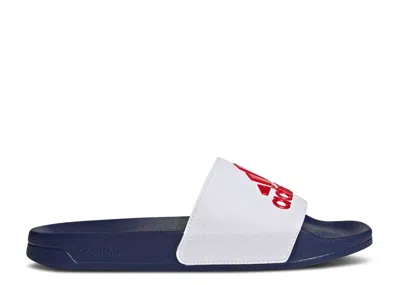 Adidas Originals Adidas Adidas Adilette Shower Slide 'white Victory Blue'