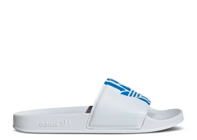 Adidas Originals Adidas Adidas Adilette Slide 'white Bright Blue'