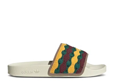 Adidas Originals Adidas Adidas Adilette Slides 'crochet' In Multi