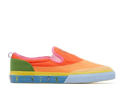 Adidas Originals Adidas Adidas Nizza Slip-on Low 'pride Pack - Love Unites' In Multi