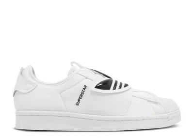Adidas Originals Adidas Adidas Superstar Slip-on 'trefoil Band - White Black'