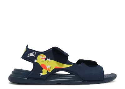 Adidas Originals Adidas Adidas Swim Sandals Little Kid 'dinosaur' In Black