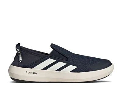 Adidas Originals Adidas Adidas Terrex Boat Slip-on 'legend Ink Chalk White Semi Impact Orange' In Blue