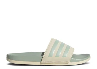 Adidas Originals Adidas Adidas Wmns Adilette Comfort Slide 'wonder White Linen Green Metallic'