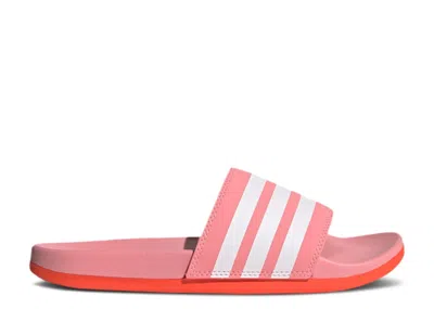 Adidas Originals Adidas Adidas Wmns Adilette Comfort Slides 'super Pop Red' In Pink