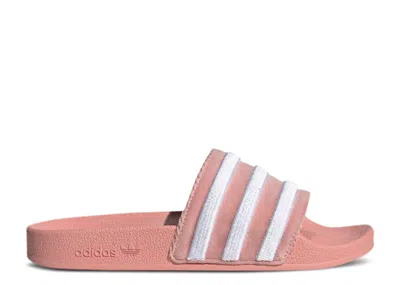 Adidas Originals Adidas Adidas Wmns Adilette Slide 'wonder Mauve White' In Pink