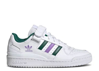 Adidas Originals Adidas Adidas Wmns Forum Low 'green Violet Fusion' In White