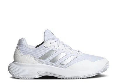 Adidas Originals Adidas Adidas Wmns Gamecourt 2.0 'white Silver Metallic'