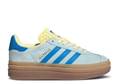 Adidas Originals Adidas Adidas Wmns Gazelle Bold 'almost Blue Yellow'