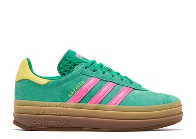Adidas Originals Adidas Adidas Wmns Gazelle Bold 'court Green Lucid Pink'