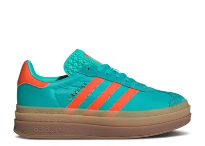 Adidas Originals Adidas Adidas Wmns Gazelle Bold 'mint Rush Impact Orange' In Blue