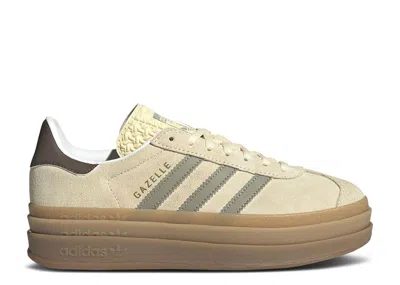 Adidas Originals Adidas Adidas Wmns Gazelle Bold 'warm Vanilla Silver Pebble' In Neutral