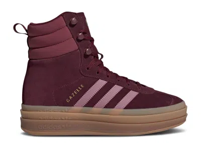 Adidas Originals Adidas Adidas Wmns Gazelle Boot 'maroon Gum' In Red