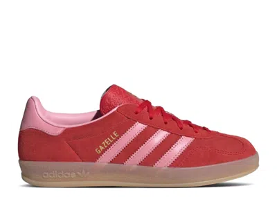 Adidas Originals Adidas Adidas Wmns Gazelle Indoor 'better Scarlet Light Pink' In Red