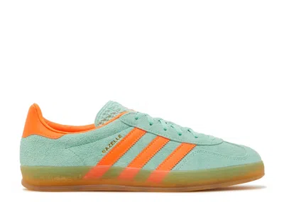 Adidas Originals Adidas Adidas Wmns Gazelle Indoor 'pulse Mint Solar Orange' In Green