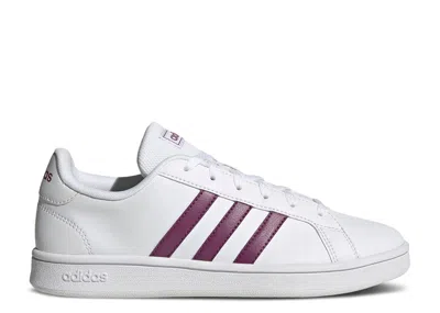 Adidas Originals Adidas Adidas Wmns Grand Court Base 'white Cherry Metallic'