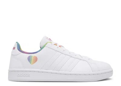 Adidas Originals Adidas Adidas Wmns Grand Court 'rainbow Pride' In White