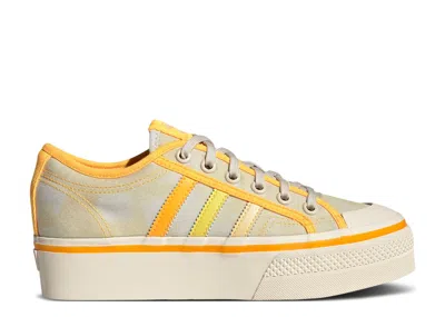Adidas Originals Adidas Adidas Wmns Nizza Platform 'almost Yellow Orange Tint'