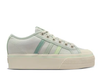 Adidas Originals Adidas Adidas Wmns Nizza Platform 'cream White Green'