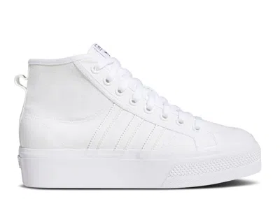 Adidas Originals Adidas Adidas Wmns Nizza Platform Mid 'triple White'