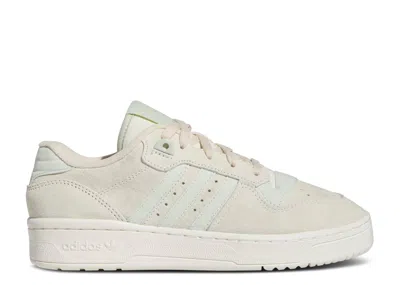 Adidas Originals Adidas Adidas Wmns Rivalry Low 'cream Linen Green' In White