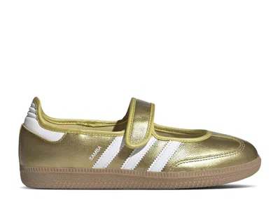 Adidas Originals Adidas Adidas Wmns Samba Jane 'gold Metallic White'