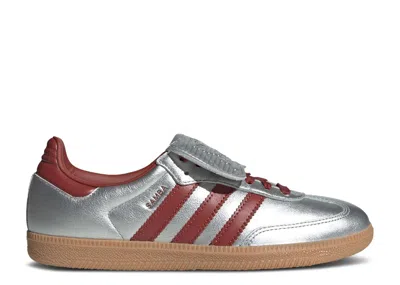 Adidas Originals Adidas Adidas Wmns Samba Lt 'silver Metallic Preloved Ruby'