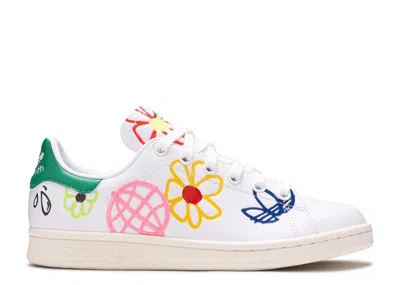 Adidas Originals Adidas Adidas Wmns Stan Smith 'large Doodles' In White