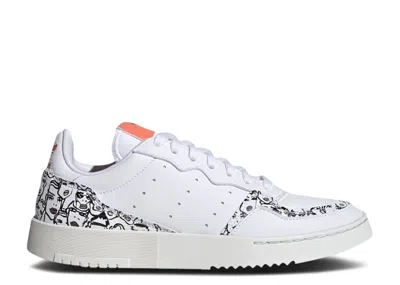 Adidas Originals Adidas Adidas Wmns Supercourt 'semi Coral' In White