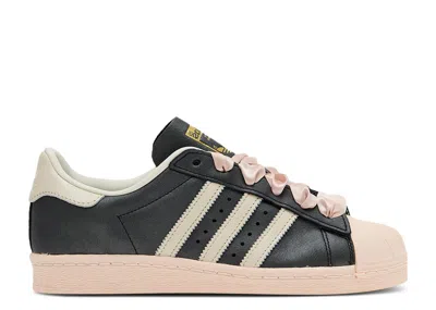 Adidas Originals Adidas Adidas Wmns Superstar 82 'black Pink Ribbon Laces'