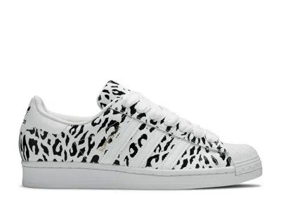 Adidas Originals Adidas Adidas Wmns Superstar 'cheetah Print' In White