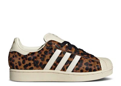 Adidas Originals Adidas Adidas Wmns Superstar 'leopard Print' In Brown