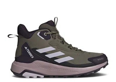 Adidas Originals Adidas Adidas Wmns Terrex Anylander Mid Rain.rdy 'olive Strata' In Green
