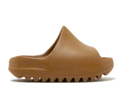 Adidas Originals Adidas Adidas Yeezy Slide Kids 'ochre' In Brown