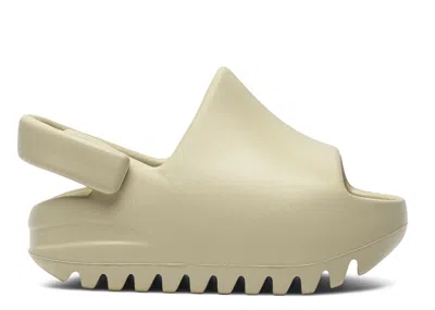 Adidas Originals Babies' Adidas Adidas Yeezy Slides Infant 'bone' In Green