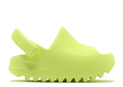 Adidas Originals Babies' Adidas Adidas Yeezy Slides Infants 'glow Green' In Multi