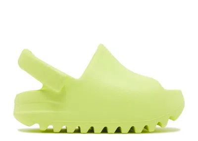 Adidas Originals Babies' Adidas Adidas Yeezy Slides Infants 'glow Green' 2022 In Multi