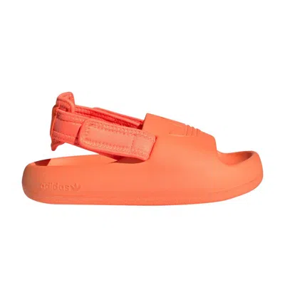 Pre-owned Adidas Originals Adidas Adifom Adilette Slide C 'solar Red' | Orange | Kid's Size 1.5